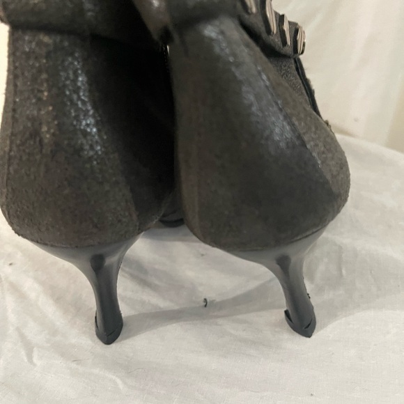 Donald Pliner Metallic Ankle Boots - Picture 7 of 8